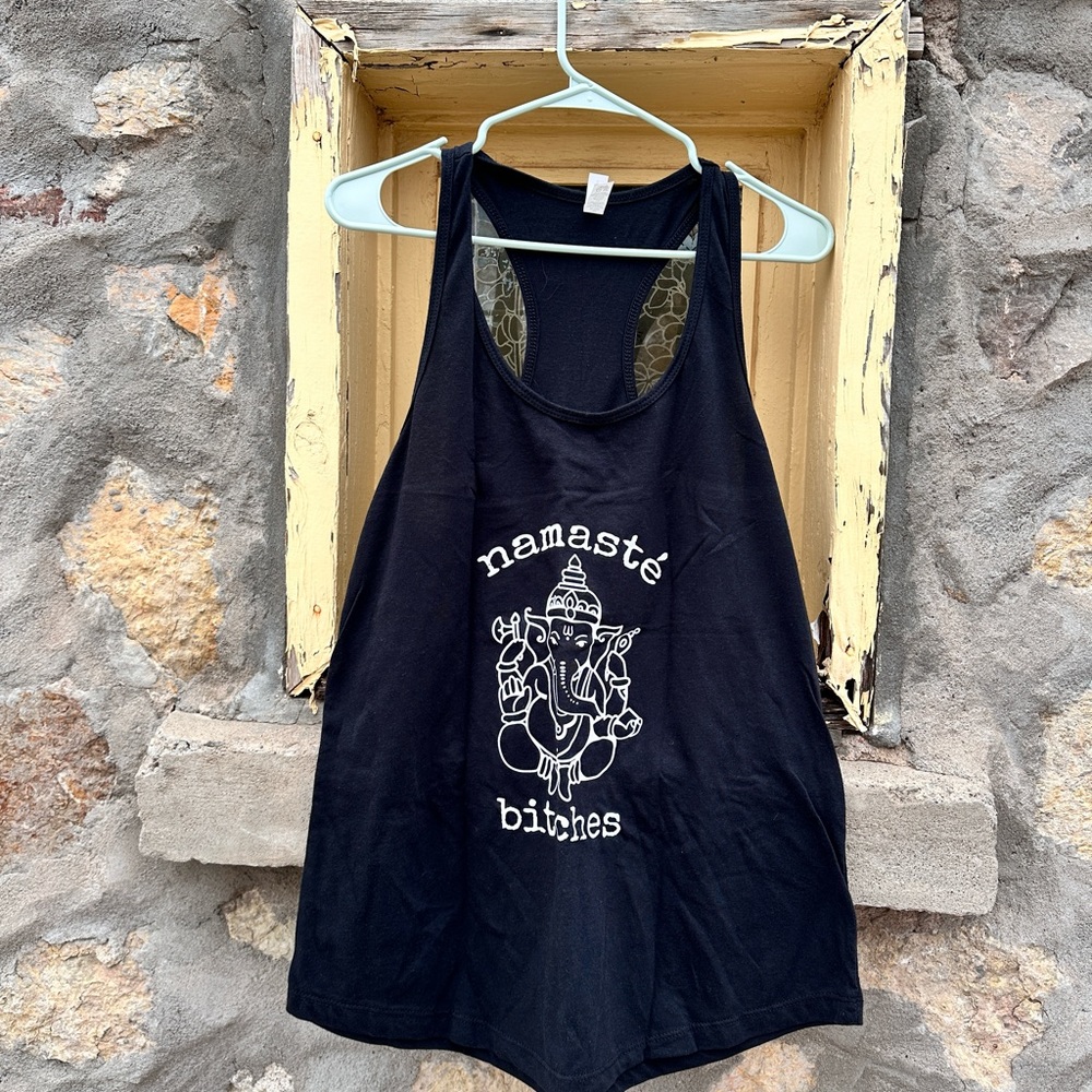 Namaste Bitches Tank Top, Women Yoga Tank Top